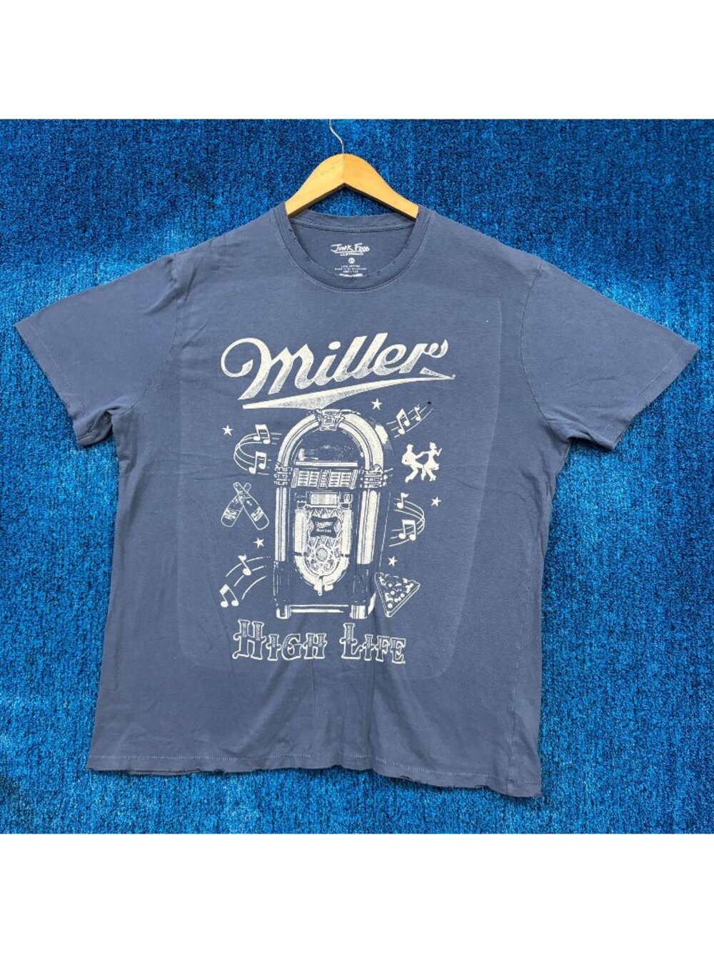 Miller High Life Champagne Beer Blue T-Shirt Size Extra Large